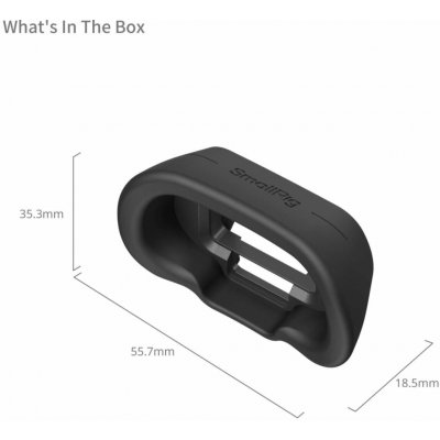 SmallRig 5255 Camera Viewfinder Eyecup for Selected Sony Alpha 1 / 7 / 9 Series Cameras – Zboží Mobilmania