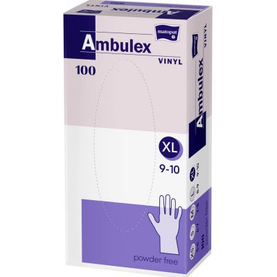 MATOPAT Ambulex Vinyl nepudrované 100 ks – Hledejceny.cz