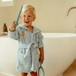 Little dutch Rybářská sada do koupele modrá – Zboží Mobilmania