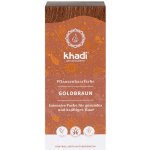 Khadi rostlinná barva na vlasy Henna ZLATÁ HNĚDÁ 100 g – Hledejceny.cz
