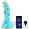 Vibrátor HiSmith WDA021 M Wildolo Dragon Wolf Fat Realistic Girthy Massive Colorful Dildo Vibrator with App 21.5cm Turquoise