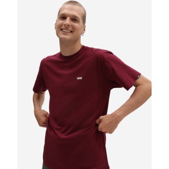 Vans MN LEFT CHEST LOGO T burgundy