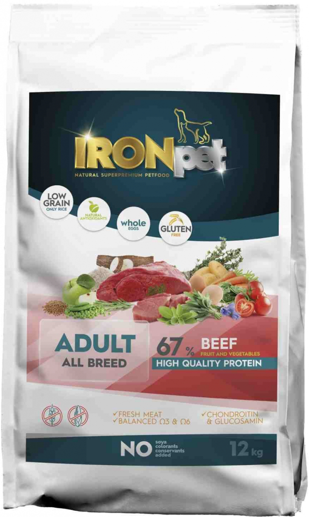 IRONpet Beef Adult All Breed 12 kg