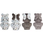 Bomimi podložka s polštářkem oboustranná Forest/Graphite minky – Sleviste.cz