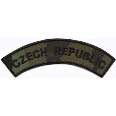 ArmyČastolovice.cz Nášivka Domovenka- CZECH REPUBLIC- Černý text – Hledejceny.cz