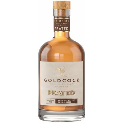 Rudolf Jelínek Gold Cock Peated 45% 0,7 l (holá láhev)