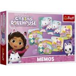 Trefl Pexeso papírové Gabbyin domeček pro panenky/Gabby´s Dollhouse 30 kusů – Sleviste.cz