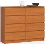 Ak furniture Kuba 120 cm 8 šuplíkú – Zbozi.Blesk.cz