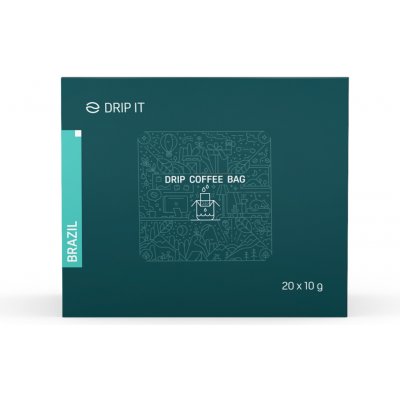 Drip it Káva ve filtru Brazil Minas Gerais 20 x 10 g – Hledejceny.cz