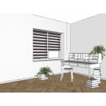 Zebra-shop Den a noc Mini Promo Hnědá PH 39 150 x 30 cm šedá – Hledejceny.cz