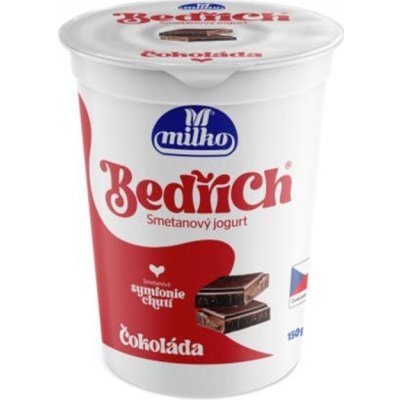 Milko Bedřich smetanový jogurt čokoláda 10% 150 g – Zboží Dáma