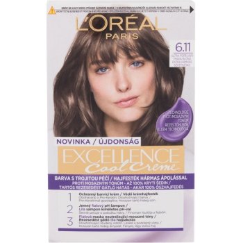 L´Oréal Excellence Cool Creme 6.11 Ultra popelavá tmavá blond