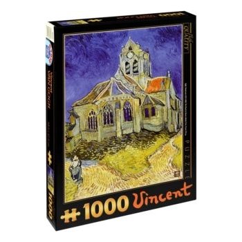 D-Toys V. van Gogh: Kostel v Auvers 1000 dílků