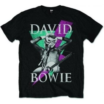 Rock off David Bowie Unisex Tee Thunder