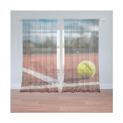Sablio Záclony Tennis: 2ks 150x250cm – Hledejceny.cz