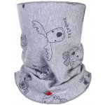 Little Angel nákrčník Smyk Outlast zvířátka šedý melír – Zboží Dáma