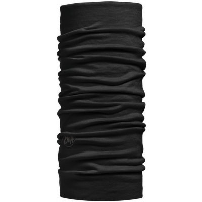 Buff lightweight merino wool černá