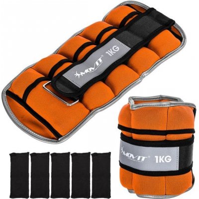 Movit 92430 Neoprenové zátěžové manžety 2 x 1 kg – Zboží Dáma