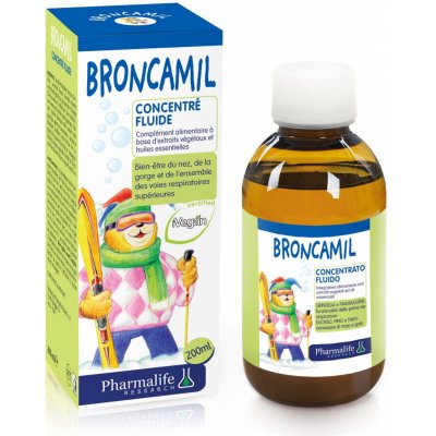 Pharmalife Broncamil roztok při problémech s dýcháním 200 ml – Hledejceny.cz