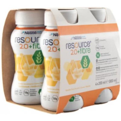RESOURCE 2.0 FIBRE MERUŇKOVÁ PŘÍCHUŤ POR SOL 4X200ML – Hledejceny.cz