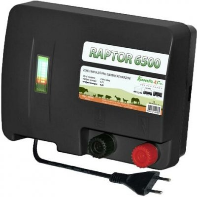 Raptor Zdroj pro elektrický ohradník 6500 s LED kontrolou síťový 4 8 J – Hledejceny.cz