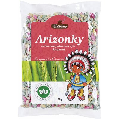 Kávoviny Arizonky ochucená pufovaná rýže loupaná 60 g – Hledejceny.cz