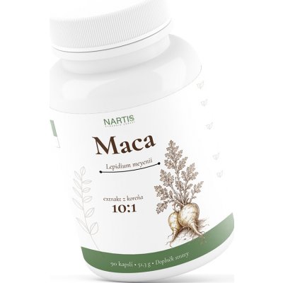 Nartis Maca peruánská extrakt 10:1 90 kapslí – Hledejceny.cz