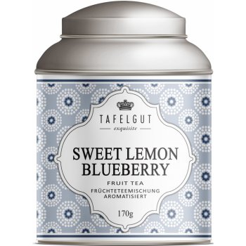 TAFELGUT Ovocný čaj Sweet Lemon Blueberry modrá barva kov 170 g