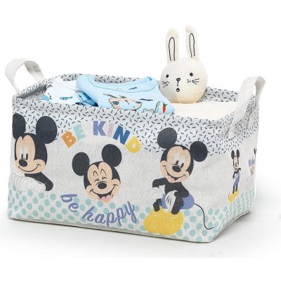 Domopak textilní úložný koš Disney Mickey 32 x 23 x 19 cm – Zboží Mobilmania