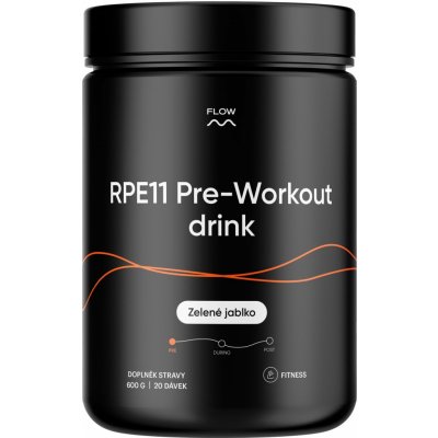 Flow nutrition RPE11 Pre-Workout drink 600 g – Zboží Mobilmania