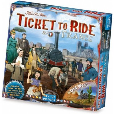 Days of wonder Ticket to Ride Map Collection 6 France & Old West – Zbozi.Blesk.cz