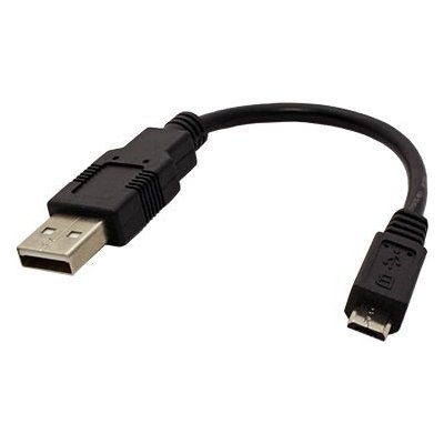 Roline 11.02.8310 USB 2.0, USB A(M) - microUSB B(M), 15cm, černý – Hledejceny.cz