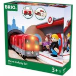 Brio WORLD 33513 Vláčkodráha se soupravou metra a nástupištěm – Zboží Mobilmania