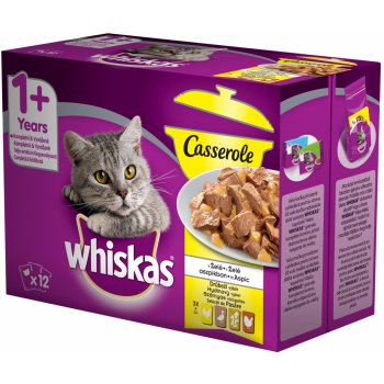 Whiskas Casserole drůbeží výběr jelly 12 x 85 g