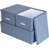 Úložný box Bigso Box of Sweden úložný box Inge 31 x 15 x 47 cm modrá