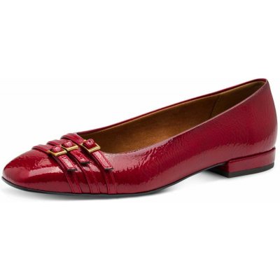Tamaris dámské baleríny 22163-45-500 červená – Zboží Mobilmania