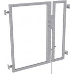 Vstupní dvoukřídlá branka š. 115 x v. 170 cm ✔ S elektrozámkem - LEVÁ branka – Zboží Mobilmania