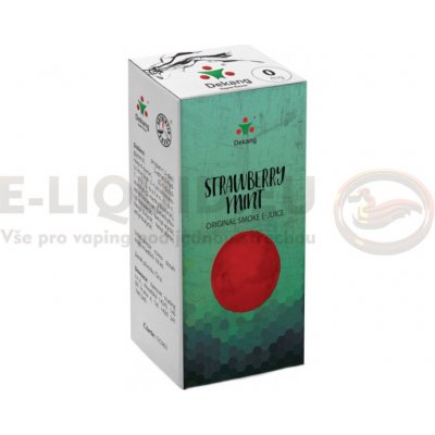 Dekang Strawberry mint 10 ml 0 mg – Hledejceny.cz
