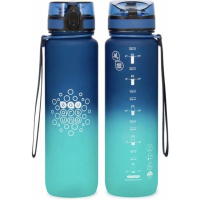 Ars Una Láhev matná 1000 ml motivační dark sea – Hledejceny.cz