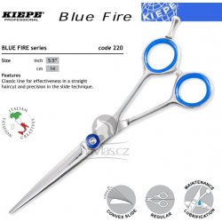 Kiepe Professional Blue Fire Series Profi kadeřnické nůžky Japanese 5,5´ 220