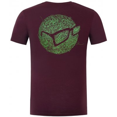 Korda Tričko Birdsnest Tee Burgundy – Zbozi.Blesk.cz