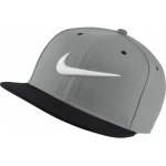 Nike PRO SWOOSH CLASSIC šedá – Zboží Dáma