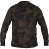 Avid Carp Triko s Dlouhým Rukávem Distortion Camo Lite T-Shirt Long Sleeve