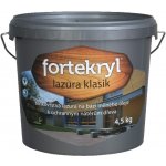 Fortekryl Lazura Klasik 4,5 kg bezbarvá – Zboží Mobilmania