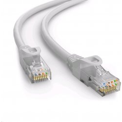 C-Tech CB-PP6-20 patch, Cat6e, UTP, 20m, šedý