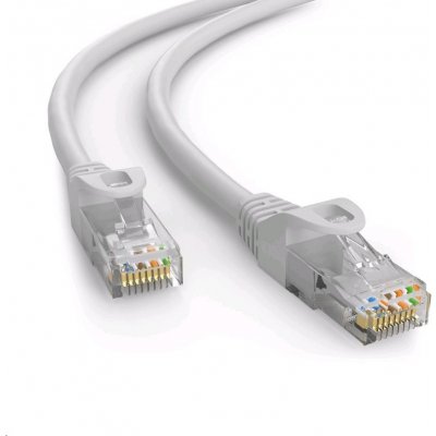 C-Tech CB-PP6-20 patch, Cat6e, UTP, 20m, šedý – Zboží Mobilmania