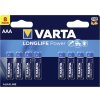 Baterie primární Varta Longlife Power AAA 8ks 961041