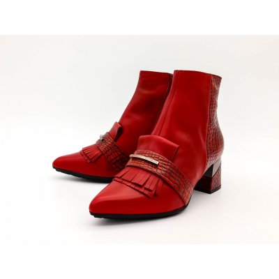 Hispanitas dámská elegantní obuv HI87873 caiman/scarlet červená scarlet