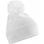 Beechfield Čepice s bambulí Snow Luxe B 529 bavlněná white Bílá – Hledejceny.cz