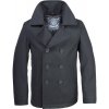 Pánský kabát Brandit kabát Pea Coat černá